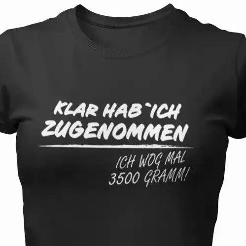 Klar hab ich zugenommen...
