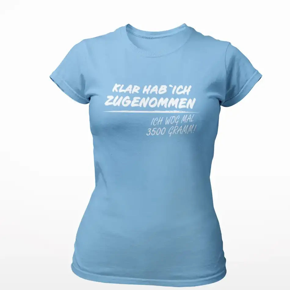 Klar hab ich zugenommen...