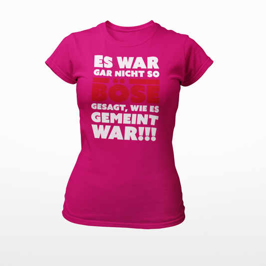 Das war gar nicht...